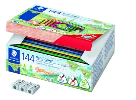 STAEDTLER Buntstifte Noris® colour 144 Stück farbig sortiert