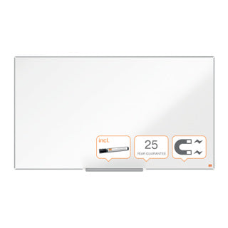 NOBO Whiteboard Impression Pro Emaille Widescreen 123 x 70cm (55") weiß