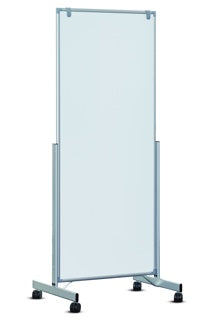 MAUL Whiteboard MAULpro easy2move 75 x 180 cm grau