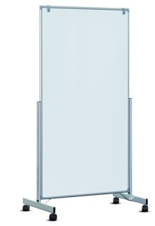 MAUL Whiteboard MAULpro easy2move 100 x 180 cm grau