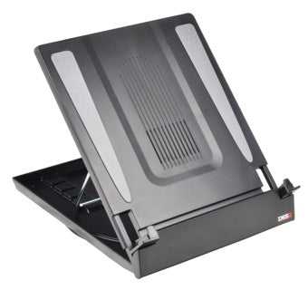 DESQ Notebookständer 1503 Heavy Duty bis 17" 360° drehbar 300 x 235x 25 mm schwarz