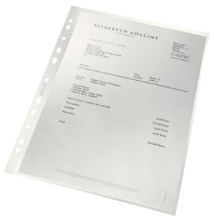 LEITZ Prospekthüllen re:cycle 4791 100 Stück DIN A4 transparent