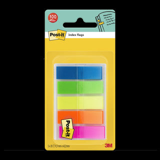 POST-IT® Index 683HF5 5 Stück à 20 Blatt 11.9 x 43.2 mm farbig sortiert
