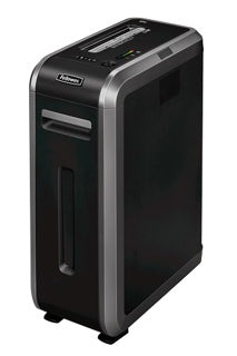 FELLOWES Aktenvernichter Powershred® 125i 5.8 mm Streifenschnitt P-2 schwarz/silber