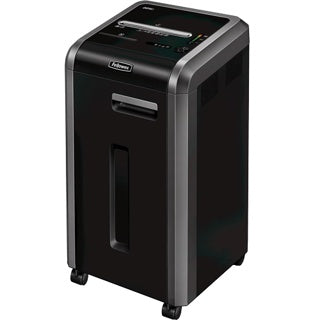 FELLOWES Aktenvernichter Powershred® 225Ci 4 x 38 mm Partikelschnitt P-4 schwarz/silber
