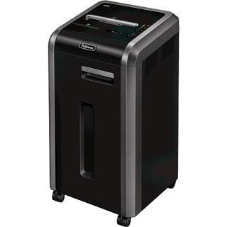 FELLOWES Aktenvernichter Powershred® 225i 5.8 mm Streifenschnitt P-2 schwarz/silber