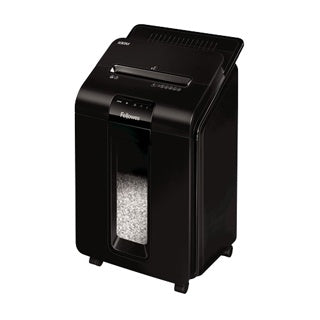 FELLOWES Aktenvernichter AutoMax™ 100M 4 x 10 mm Mini-Partikelschnitt P-4 schwarz