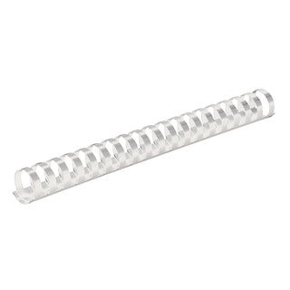 FELLOWES Plastikbinderücken DIN A4 100 Stück 21 Ringe 19 mm weiß