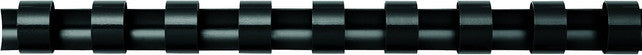 FELLOWES Plastikbinderücken DIN A4 50 Stück 21 Ringe 38 mm schwarz