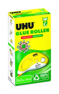 UHU Kleberoller nachfüllbar und permanent haftend 8.4 mm x 16.5 m