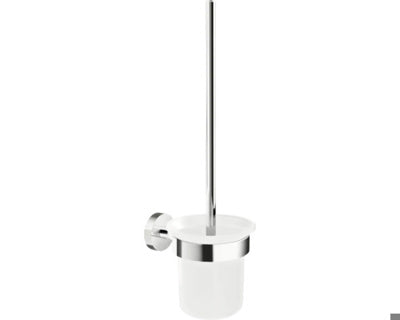 TESA WC-Garnitur SMOOZ selbstkelbend chrom/weiß