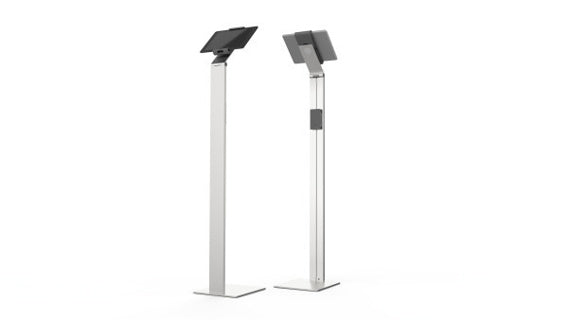 DURABLE Tablet-Bodenständer 8932 TABLET HOLDER FLOOR bis 13" 27 x 121.5 x 27 cm silber