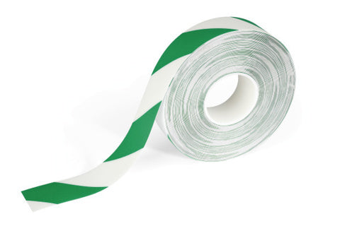 DURABLE Bodenmarkierungsband 1726 DURALINE® 1 Rolle selbstklebend permanent 5 cm x 30 m grün/weiß