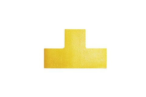DURABLE Stellplatzmarkierung 1700 10 Stück "T-Form" permanent 100 x 150 mm gelb