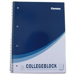 A-SERIES Collegeblock AS1139 A5 80 Blatt 70 g/m² kariert