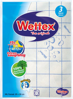 WETTEX Schwammtücher dünn 3 Stück 25 x 36 cm