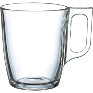 Becher Nuevo mit Henkel 250 ml transparent