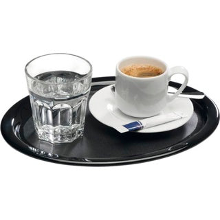Serviertablett Kaffeehaus 285 x 15 mm schwarz