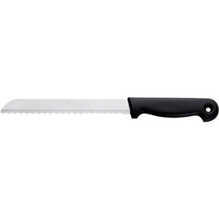 Brotmesser mit Welle 190 mm schwarz