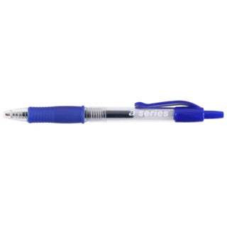 A-SERIES Gelschreiber 0.4 mm mit Druckmechanismus blau