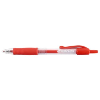 A-SERIES Gelschreiber 0.4 mm mit Druckmechanismus rot