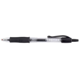 A-SERIES Gelschreiber 0.4 mm mit Druckmechanismus schwarz