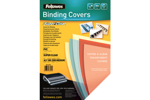 FELLOWES Deckblatt 100 Blatt DIN A3 200 µm transparent
