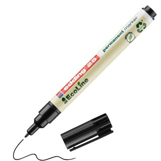 EDDING Permanentmarker EcoLine 25 mit Rundspitze 1 mm schwarz
