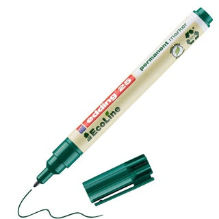 EDDING Permanentmarker EcoLine 25 mit Rundspitze 1 mm grün