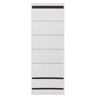 CORONA Rückenschild 10 Stück breit kurz selbstklebend 61.5 x 192 mm weiß