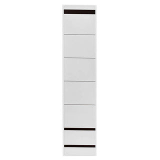 CORONA Rückenschild 10 Stück schmal kurz selbstklebend 39 x 192 mm weiß