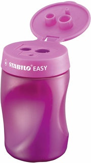 STABILO Dosenspitzer EASYsharpener 3in1 für Rechtshänder pink