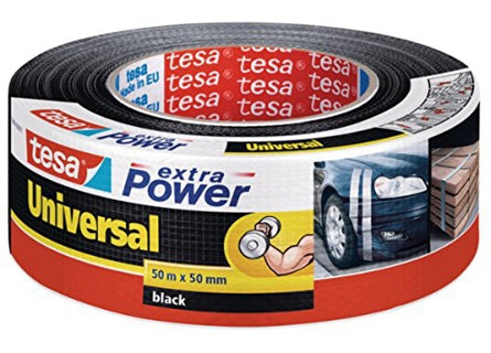 TESA Gewebeband extra Power® Universal 48mm x 50m schwarz