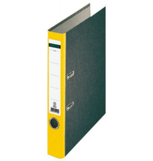 CENTRA Ordner Öko 221120 A4 Hartpappe schmal 50 mm gelb