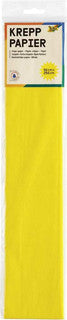FOLIA Krepppapier 1 Rolle 50 x 250 cm gelb