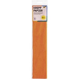 FOLIA Krepppapier 1 Rolle 50 x 250 cm hellorange