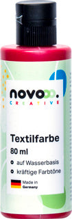 NOVOOO CREATIVE Textilfarbe 80 ml rubinrot