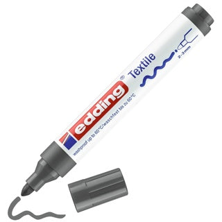 EDDING Textilmarker 4500 mit Rundspitze 2-3 mm grau