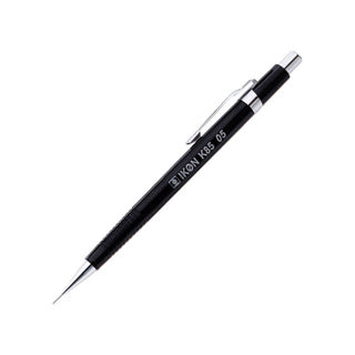 IKON Druckbleistift K85inkl. 2 Stück Minen mit Radierer 0.5 mm HB schwarz
