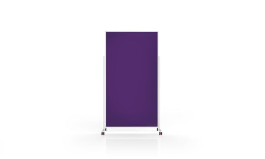 MAGNETOPLAN Moderationstafel VarioPin Filzoberfläche 1000 x 1800 mm lila