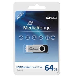 MEDIARANGE USB-Stick 2.0 64 GB schwarz