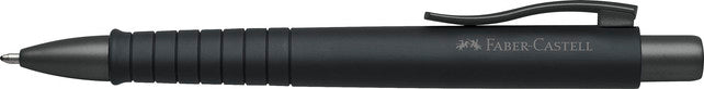 FABER-CASTELL Kugelschreiber Poly Ball Urban XB mit Druckmechanik 0.6 mm all-black