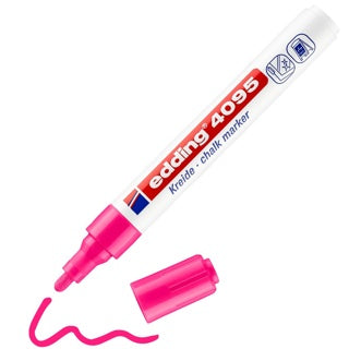 EDDING Kreidemarker 4095 mit Rundspitze 2-3 mm neonpink