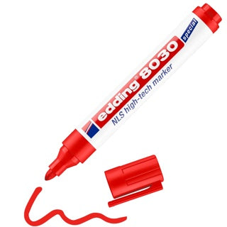 EDDING NLS High-Tech Marker 8030 Rundspitze 1.5-3 mm permanent rot