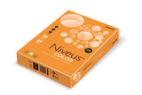 NIVEUS COLOR Kopierpapier DIN A4 250 Blatt 120 g/m² mandarine