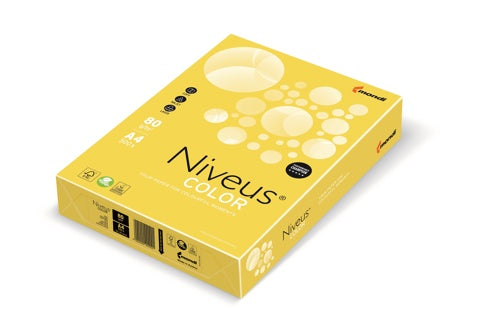 NIVEUS COLOR Kopierpapier DIN A4 250 Blatt 120 g/m² kanariengelb