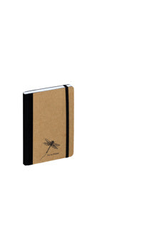 PAGNA Notizbuch Pur 26057 DIN A6 192 Blatt kariert naturbraun