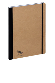 PAGNA Notizbuch Pur 26077 DIN A4 192 Blatt kariert naturbraun