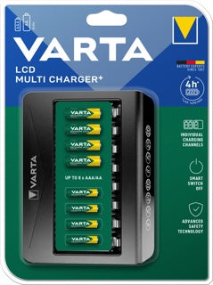 VARTA Ladegerät LCD Multi Charger+ schwarz