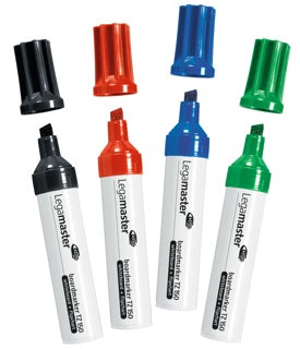 LEGAMASTER Boardmarker TZ150 4 Stück mit Keilspitze 2-7 mm farbig sortiert